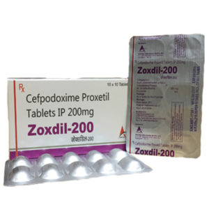 Zoxdil-200 (Cefpodoxime Proxetil 200mg)
