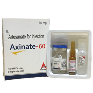 Axinate-60 (Artesunate 60 mg sterile powder)