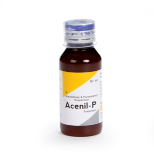 Acenil-P (Aceclofenac 50 mg + Paracetamol 125 mg Suspension, 60 ml)