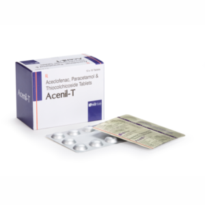 Acenil-T (Aceclofenac 100 mg+ Paracetamol 325 mg+ Thiocolchicoside 4 mg tab Tablet)
