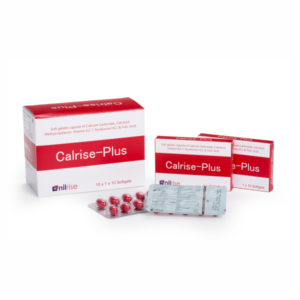 Calrise-Plus (Calcium carbonate 625 mg+ Calcitriol 0.25 mcg+ Pyridoxine HCl 3 mg+ Folic acid 1.5 mg SOFT GEL)