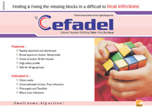 Cefadel (Cefixime Dry Syrup 50mg/5ml)
