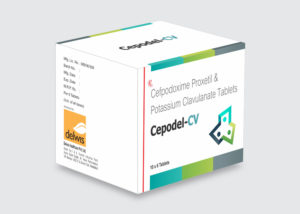 Cepodel-CV (Cefpodoxime 200mg+ Pot.Clav. 125mg Tab)