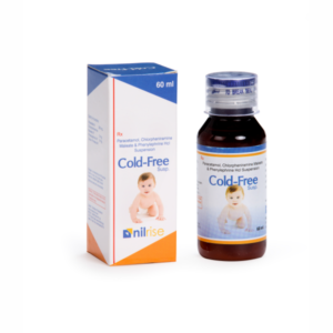Cold-free (Phenylephrine 5mg + Chlorpheniramine 2 mg + Paracetamol 250 mg Suspension, 60 ml)
