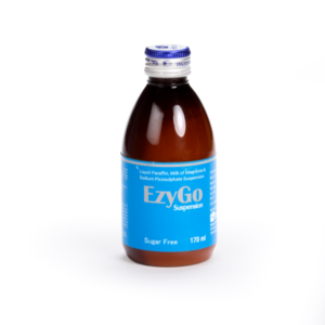 Ezygo (Liquid Paraffin 1.25 ml+ Milk of Magnesia 3.75 ml+ Sodium Picosulphate 3.33 mg (Sugar Free) Susp 170 ml)