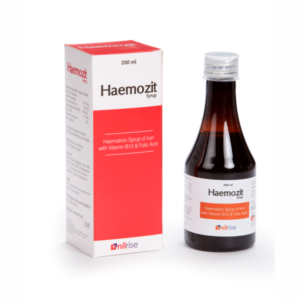 Haemozit (HEMATINIC SYRUP Sodium feredetate 231 mg + Cyanocobalamin (Vit.B12) 15 mcg + Folic acid 1.5 mg Syrup)