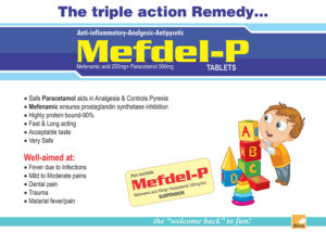 Mefdel P (Mefenamic Acid 250mg+ Paracetmol 500mg)