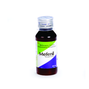 Mefenil P (Paracetamol 125 mg + Mefenamic acid 50 mg Suspension)