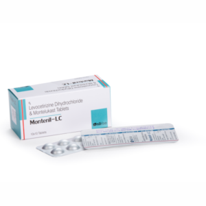 Montenil-LC (Montelukast 4 mg + Levocetirizine 2.5 mg Suspension,60 ml)