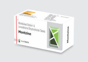 Montzine (Levocetrizine Hydrochloride 5mg+Montelukast 10mg Tab)