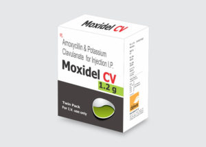 Moxidel CV (Amoxycillin & Potessium Clavulanate for Injection I.P.)