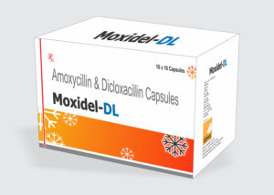 Moxidel-DL (Amoxycillin 250mg+ Dicloxa 250mg Cap)