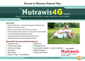 Nutrawis 4G (Omega-3 Fatty Acid,Green Tea,Ginko Biloba, Ginseng,Grapes Seed,Vitamins & Minerals Cap)