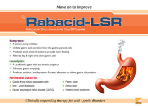 Rabacid-LSR (Rabeprazole 20mg + Levosulpride 75mg SR)