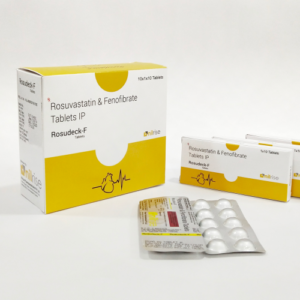 Rosudeck-F (Rosuvastatin 10 mg Tab + Fenofibrate 160 mg Tab)
