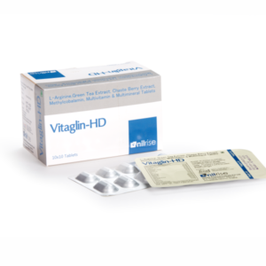 Vitaglin-HD (Green tea extract, methylcobalamin, multiminerals, multivitains and ginseg)