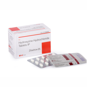 Zitadrox-25-Tablet (Hydroxyzine Hydrochloride Tablets)