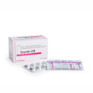 Zoyrab-LSR (Enteric Coated Rabeprazole Sodium & Sustained Release Levosulpiride Capsules)