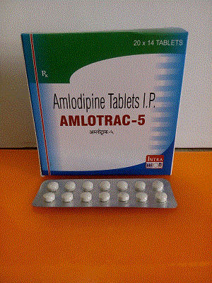 Amlotrac-5 Tablet (Amlodipine Tablets I.P.)