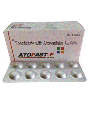 Atofast-F Tabs (Fenofibrate with Atorvastation Tablets)