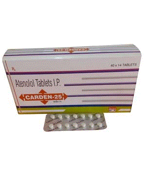 Carden-25 Tabs (Atenolol Tablets I.P.)