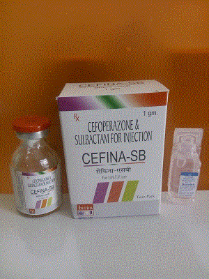 Cefina-SB Inj. 1 gm (Cefoperazone & Sulbactam for Injection)