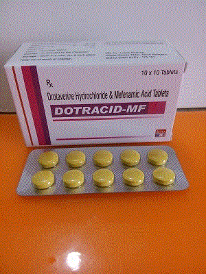 Dotracid-MF Tabs (Drotaverine 80mg + Mefenamic Acid 250mg)