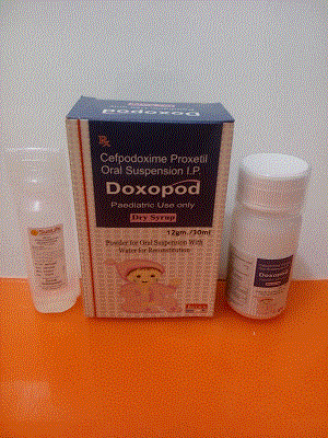 Doxopod Dry syrp (Cefpodoxime Proxetil Oral Suspension)