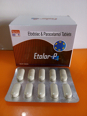 Etolor-P Tabs (Etodolac 400mg + Paracetamol 325mg)