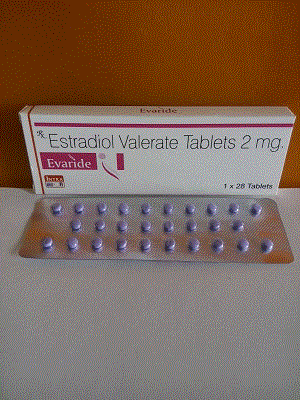 Evaride Tab (Estradiol Valerate 2mg)
