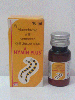 Hymin-Plus Susp. (Albendazole + Ivermectin Oral Suspension)