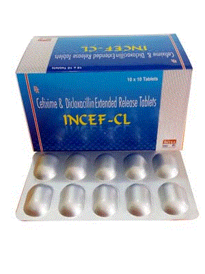 Incef-CL Tabs (Cefixime 200mg + Dicloxacillin 500mg (Sustained release))