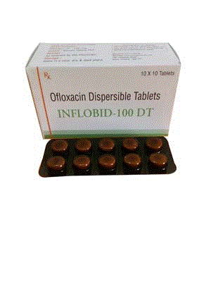 Inflobid-100 Tabs (Ofloxacin Dispersible Tablets)
