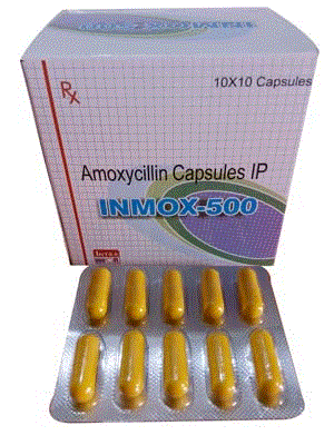 Inmox-500 Caps (Amoxicillin Capsules IP)
