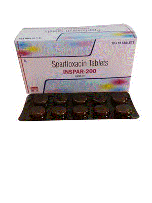 Inspar-200 Tabs (Sparfloxacin 200mg)