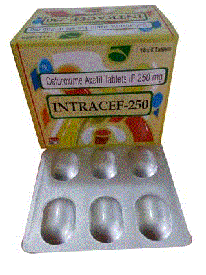 Intracef-250 Tabs (Cefuroxime Axetil 250mg)