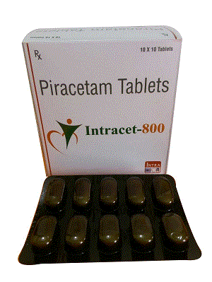 Intracet-800 Tabs (Piracetam 800mg)