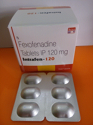 Intrafen-120 Tab (Fexofenadine Tablets IP 120mg)