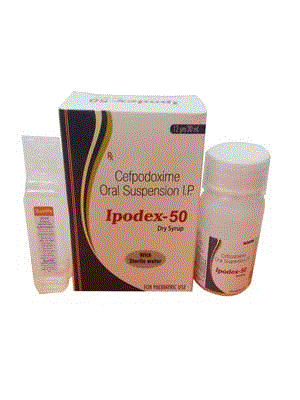 Ipodex- 50 Dry Syrup (Cefpodoxime Oral Suspension)