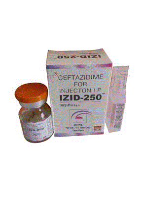 Izid-250 Inj (Ceftazidime for Injection I.P.)