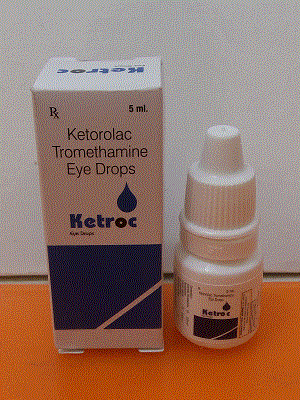 Ketroc Eye Drops (Ketorolac Tromethamine 0.5%)