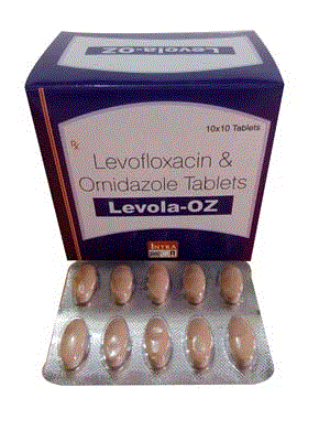 Levola-OZ Tabs (Levofloxacin 250mg + Ornidazole 500mg)