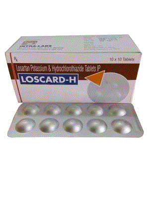 Loscard-H Tabs (Losartan 50mg + Hydrochlorthiazide 12.5mg)