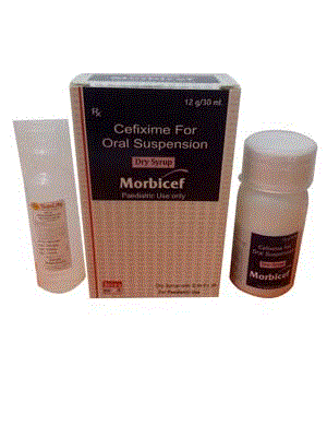 Morbicef Dry Syrup (Cefixime for Oral Suspension )