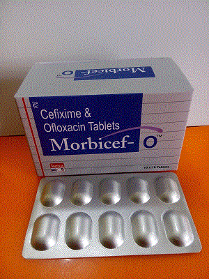 Morbicef-O (Cefixime 200mg + Ofloxacin 200mg)