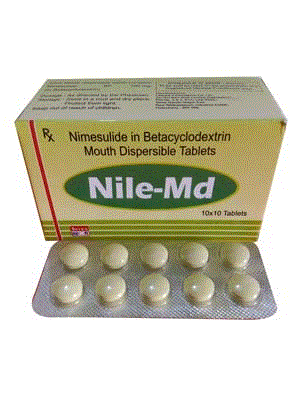 Nile-MD Disp Tabs (Nimesulide 1%w/w)