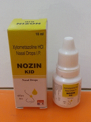 Nozin Drops For Kids (Xylometazoline HCL 0.1% w/v)