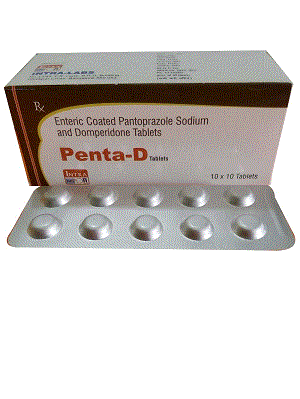 Penta-D Tabs (Pantoprazole 40mg + Domperidone 30mg (SR))