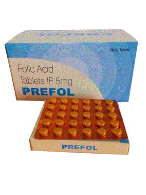 Prefol-5 Tabs (Folic Acid 5mg)