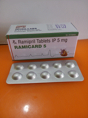 Ramicard-5 Tab (Ramipril Tablets IP 5mg)